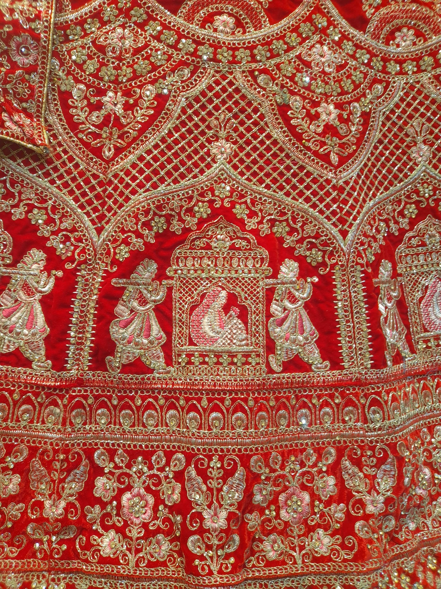 BRIDAL LEHENGA (UNSTICH)